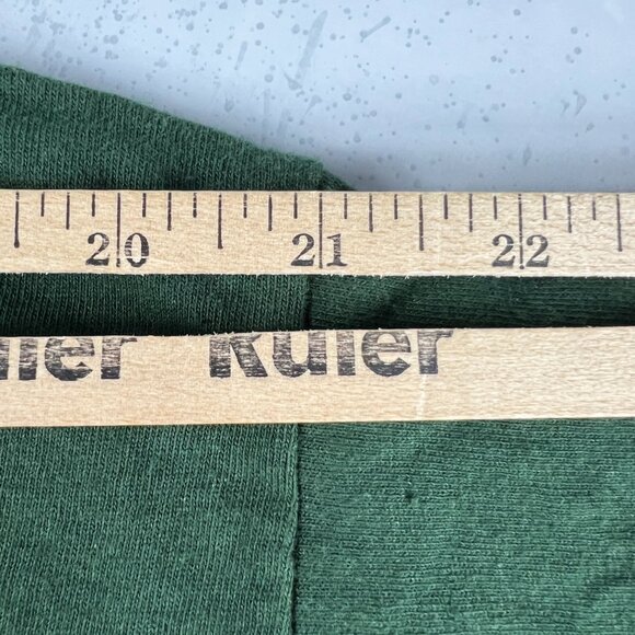 Y2K Tree Hugger Marijuana Funny Shirt Extra Large Green Faded Short Sleeve Tee - Picture 9 of 9